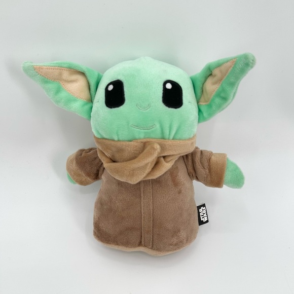 Star Wars Mandalorian Grogu DOG PET TOY Plush Squeaker Crinkle FETCH FOR PETS - Picture 1 of 7